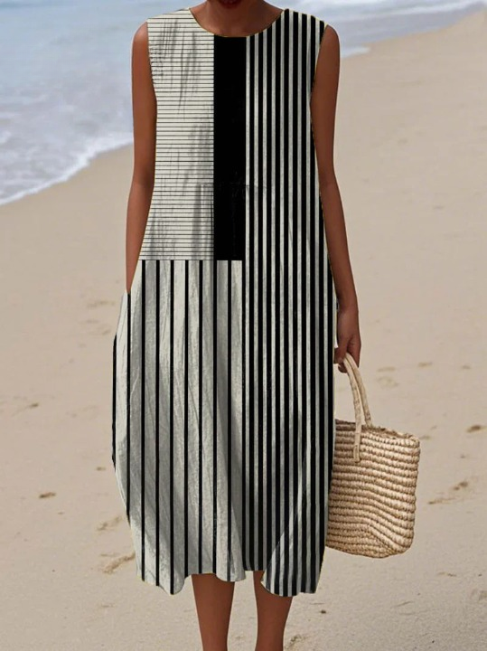 Elisse | Lines Dress