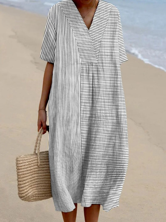 Linna | Casual Striped Dress