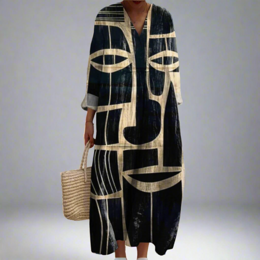 Ismènne | Graphic Face Dress