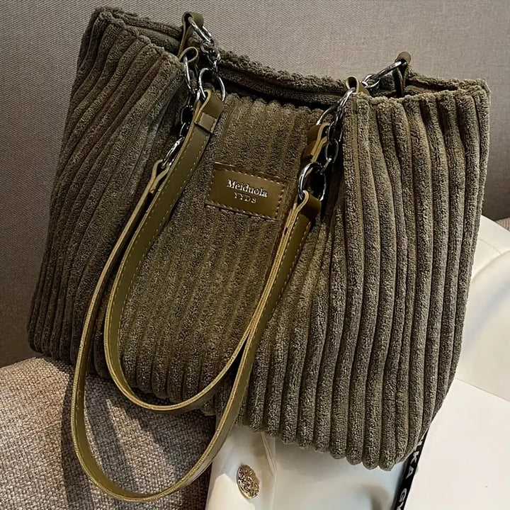 Maria | Corduroy Tote Bag