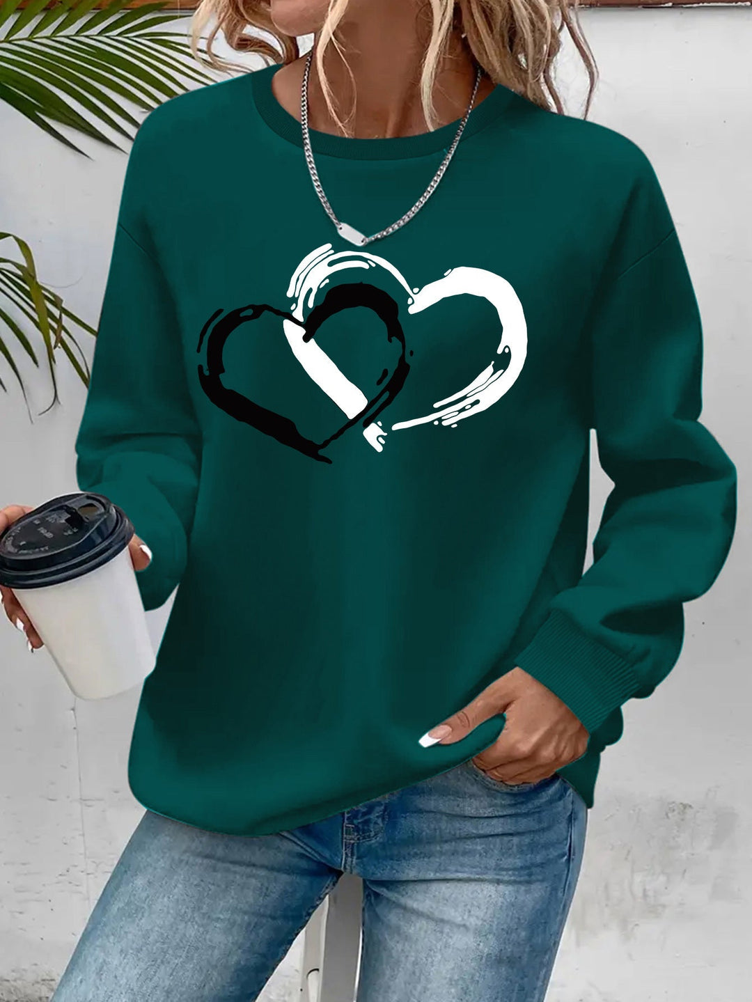 Sharon | Elegant Heart Sweater