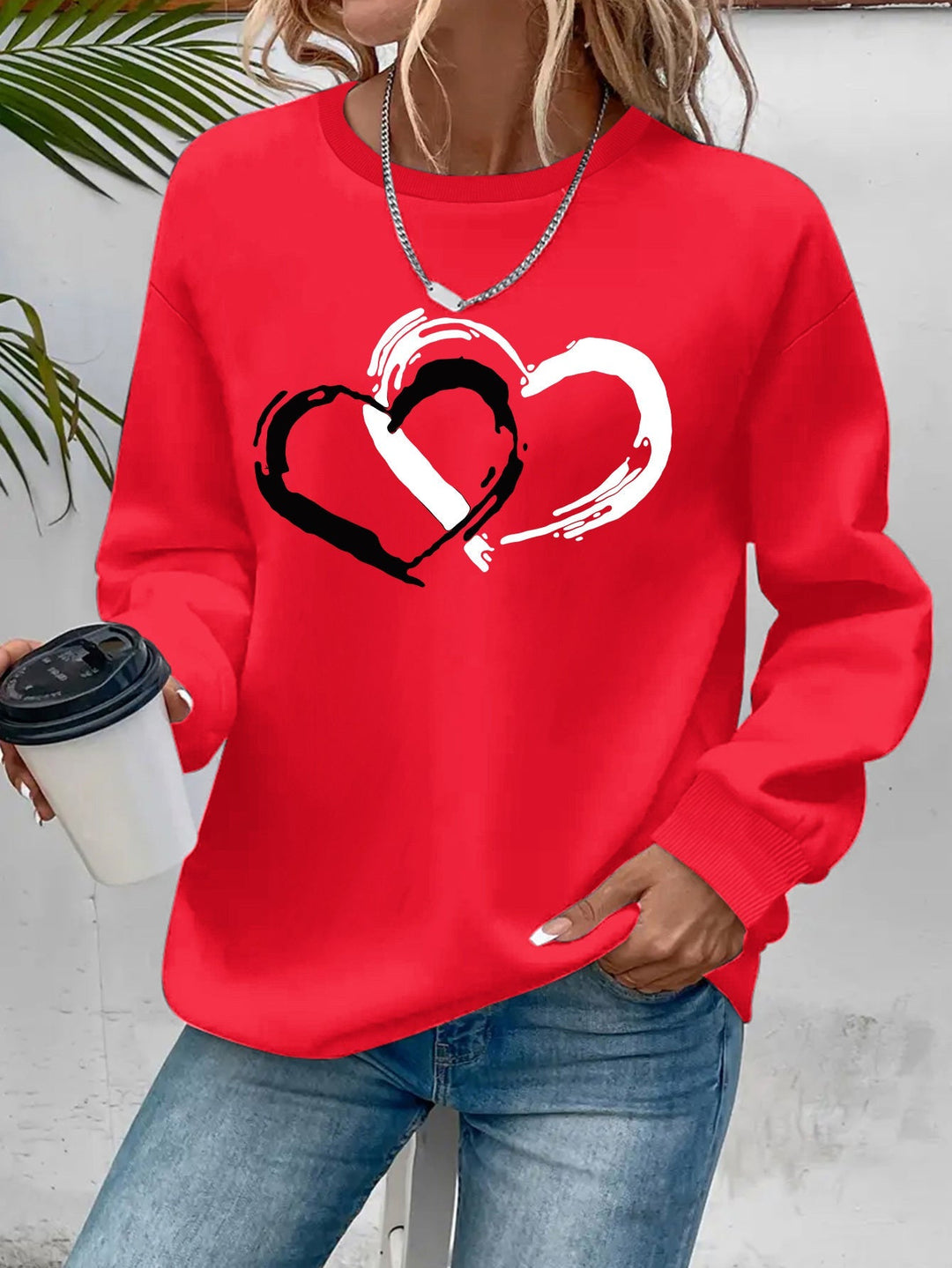Sharon | Elegant Heart Sweater