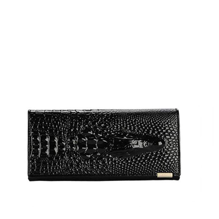 Caroline | Crocodile-Embossed Wallet