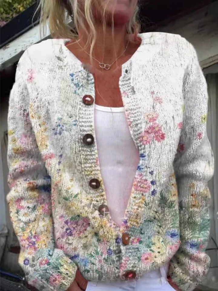 Lila | Floral Cardigan