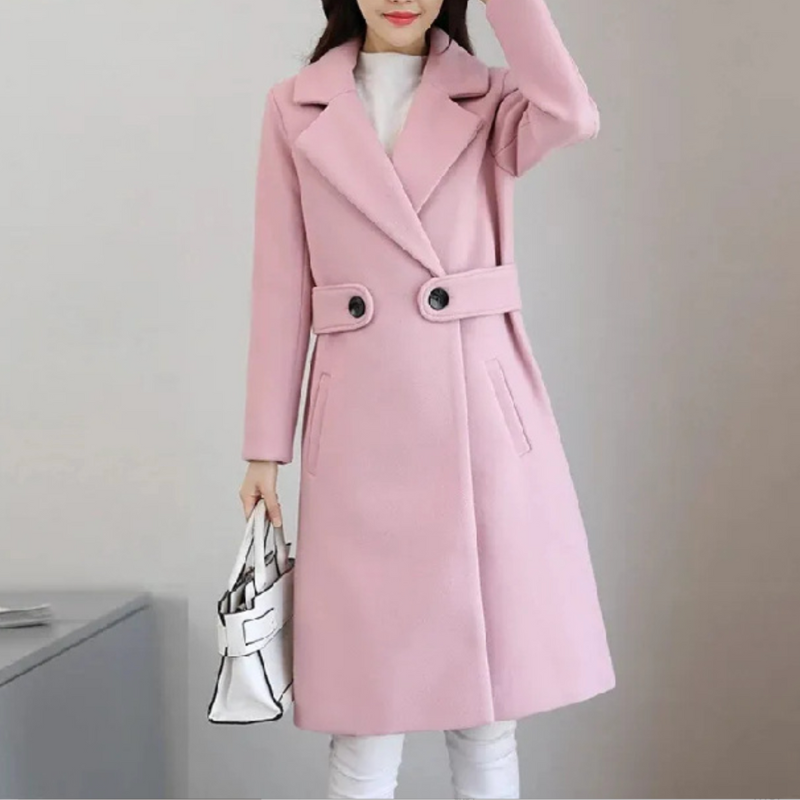 Talia | Belted Elegance Coat