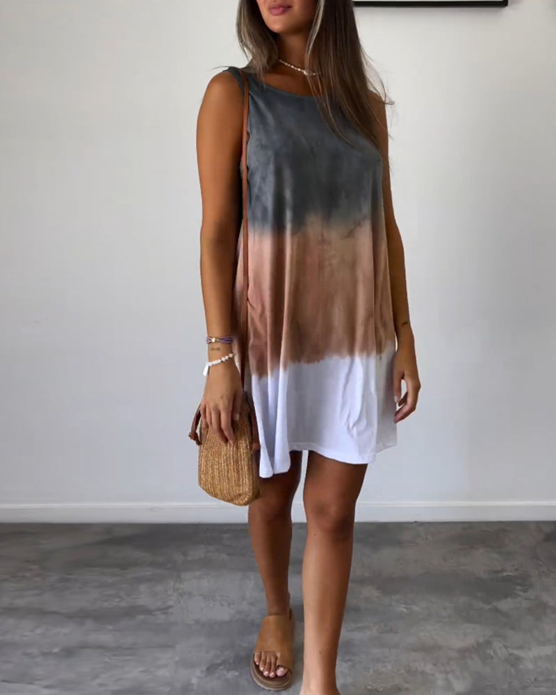 Josiee | Gradient Tie Dye Dress