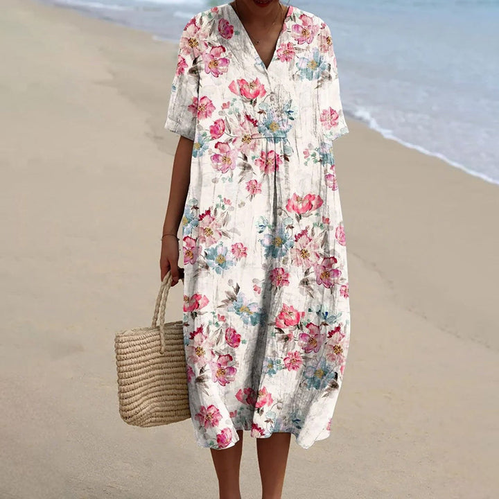 Florinne | Retro Floral Dress