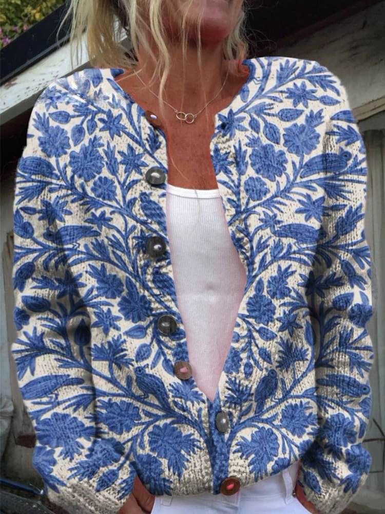 Lila | Floral Cardigan