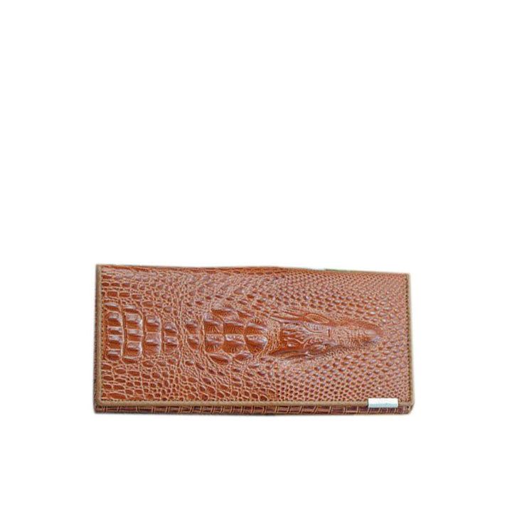 Caroline | Crocodile-Embossed Wallet