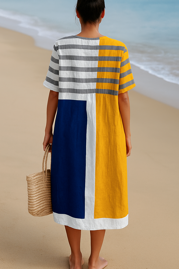 Nadège | Stripe Dress