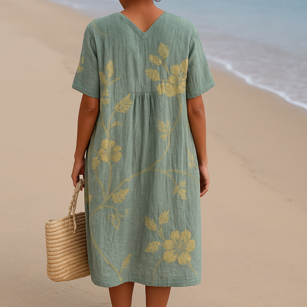 Olivya | Blue Gray dress