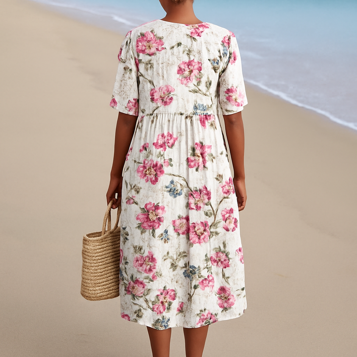 Florinne | Retro Floral Dress