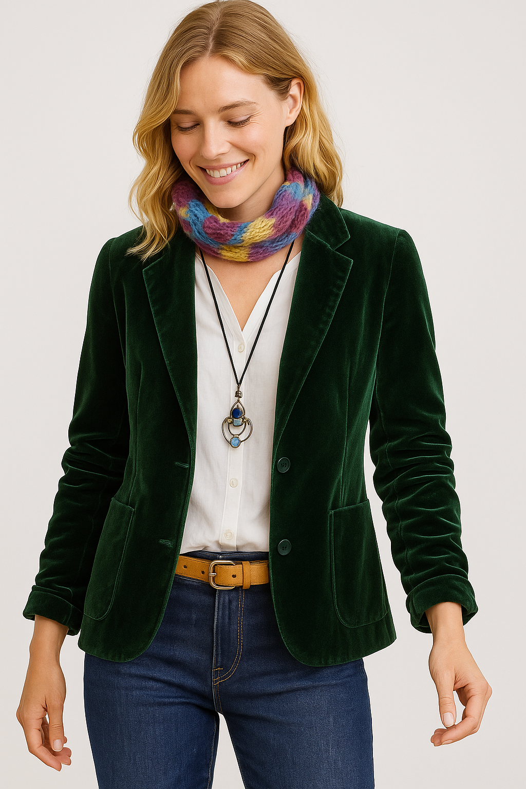 Sioba | Velvet Blazer