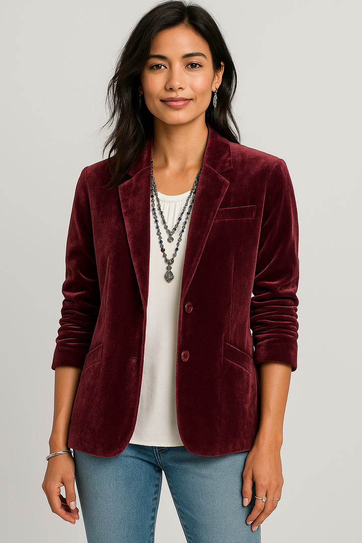 Sioba | Velvet Blazer