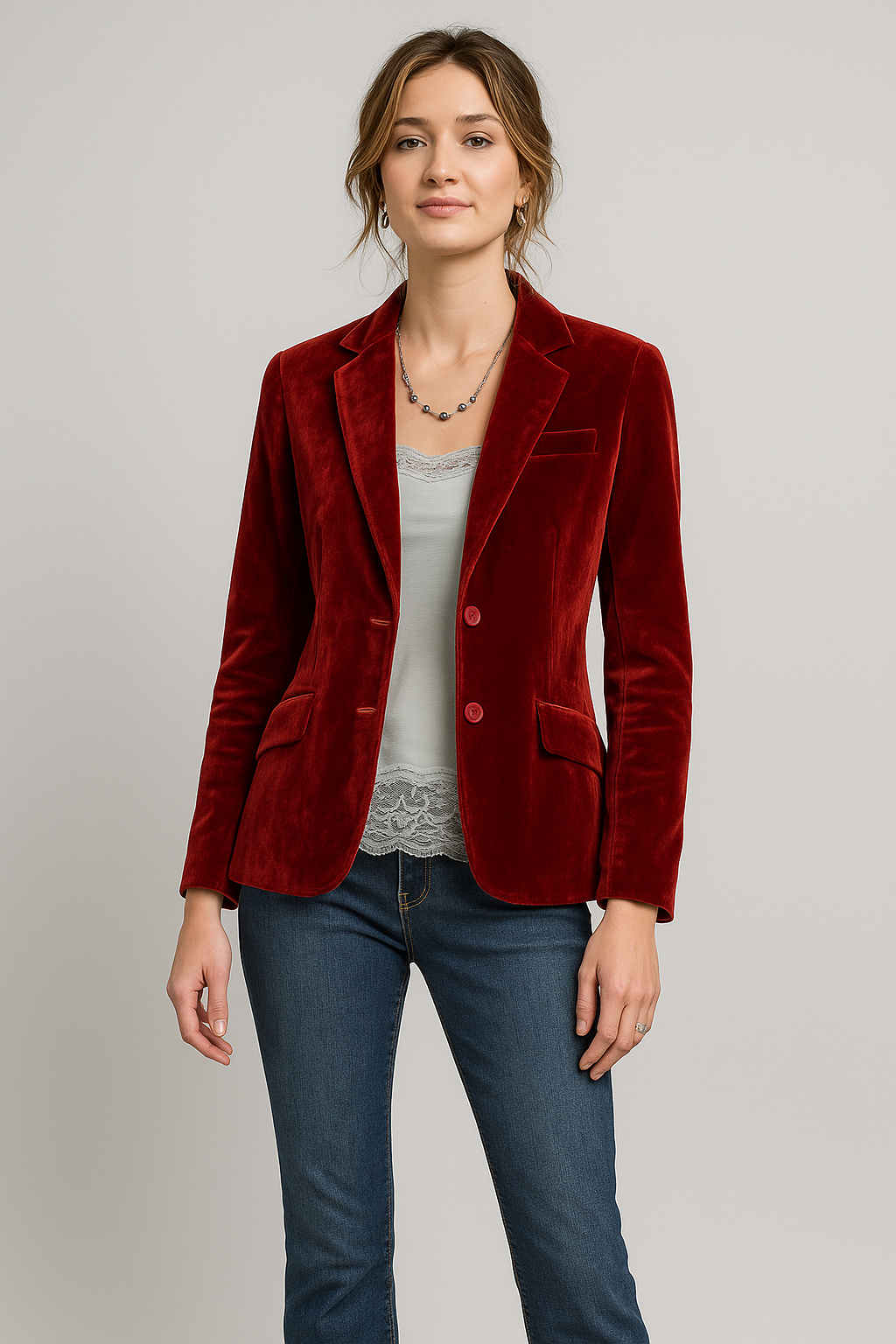 Sioba | Velvet Blazer