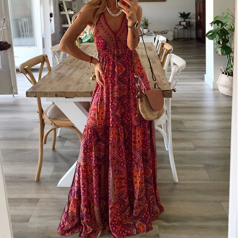 Weren | V-Neck Maxi Dress