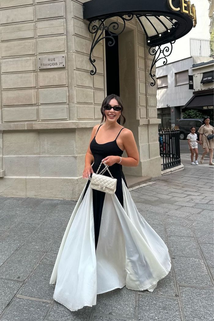 Elianna | Paneled Maxi Dress