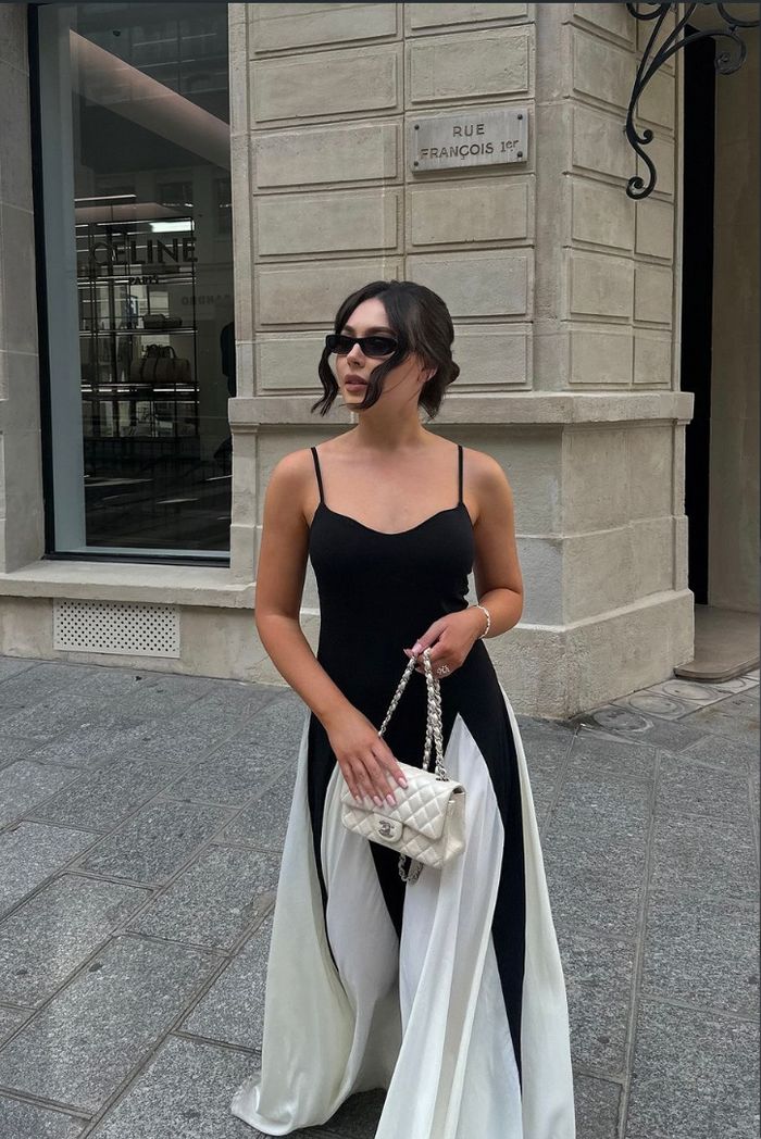 Elianna | Paneled Maxi Dress