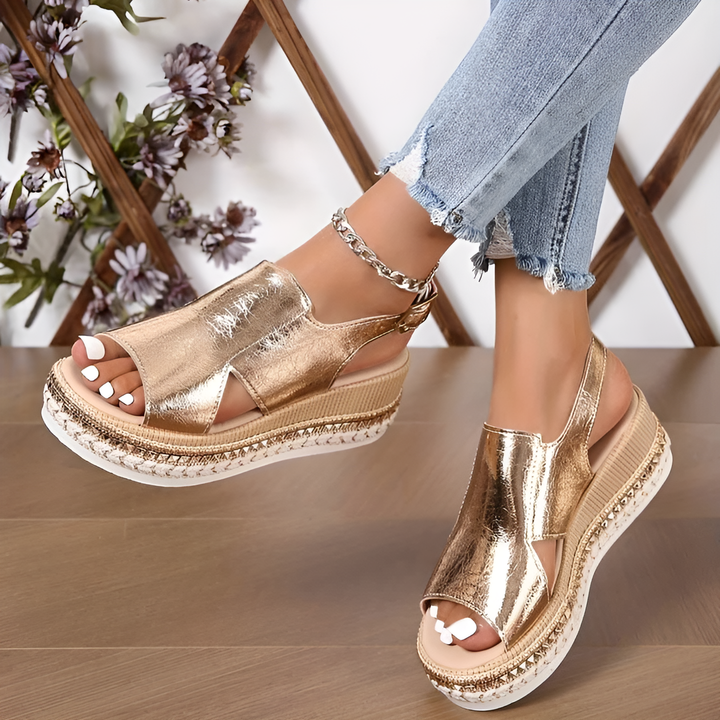 Estelle | Wedge Sandals